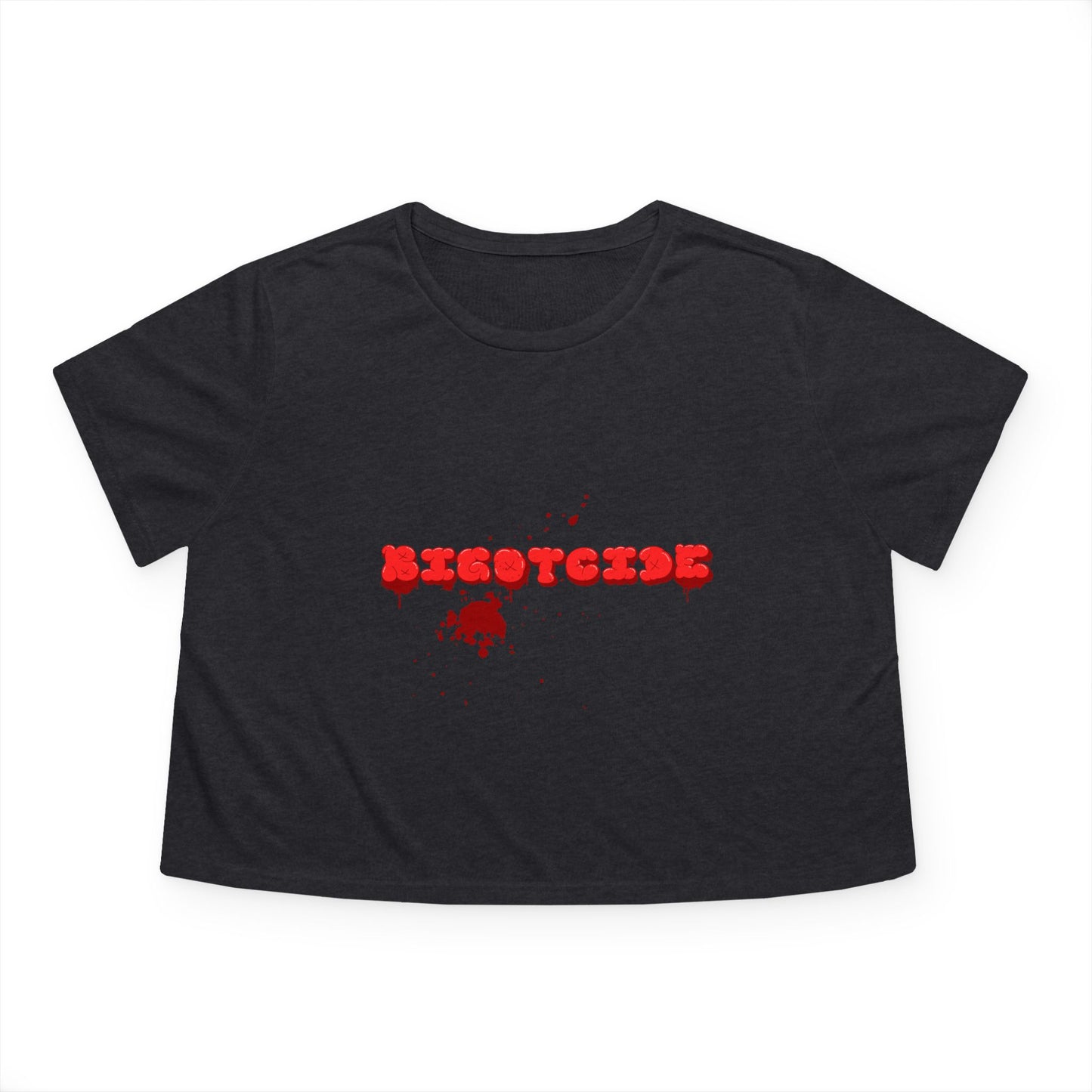 Bloody Bigotcide Flowy Cropped Tee
