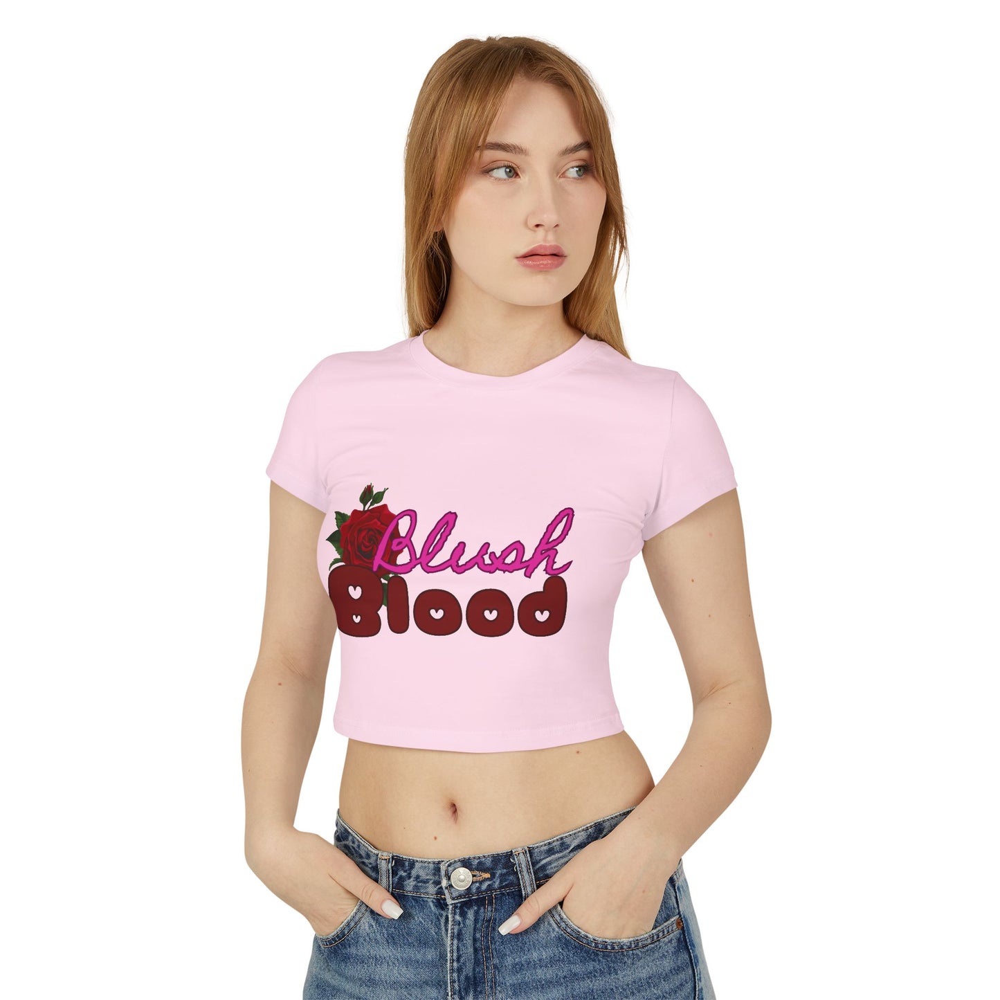 Blush and Blood Graphic Baby Tee