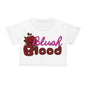 Blush and Blood Bold Graphic Crop Tee