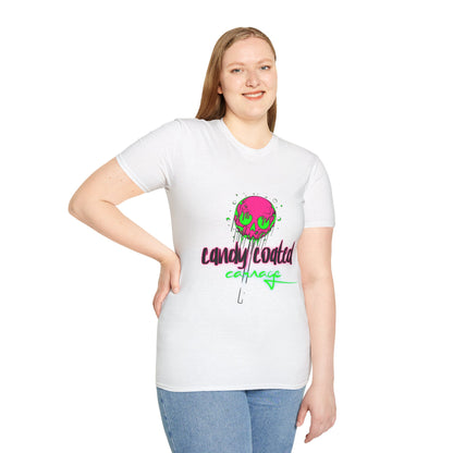 Candy Coated Skull Graphic T-Shirt