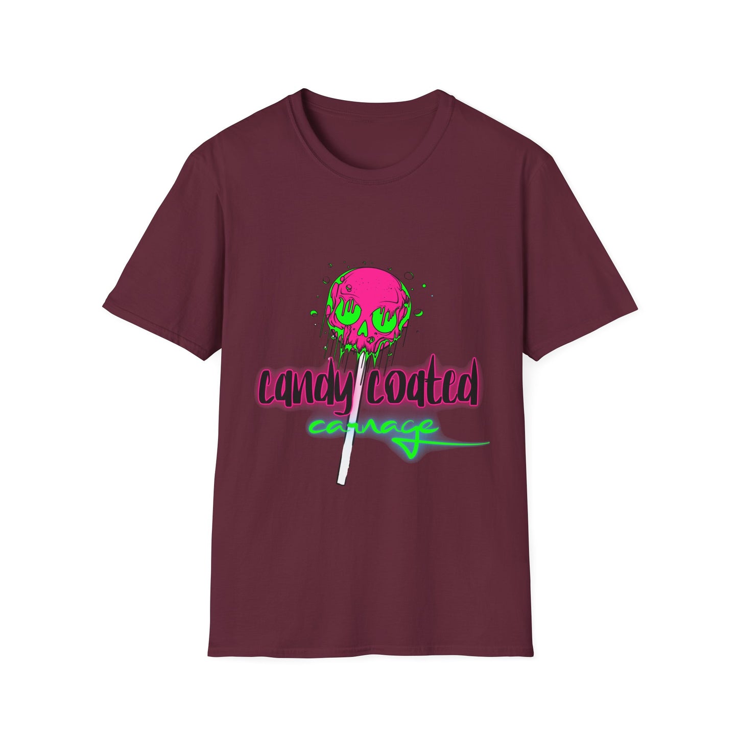 Candy Coated Skull Graphic T-Shirt