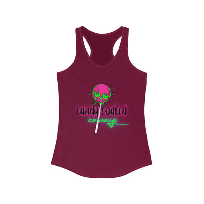 Candy Coated Skull Racerback Tank
