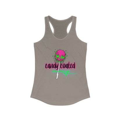 Candy Coated Skull Racerback Tank