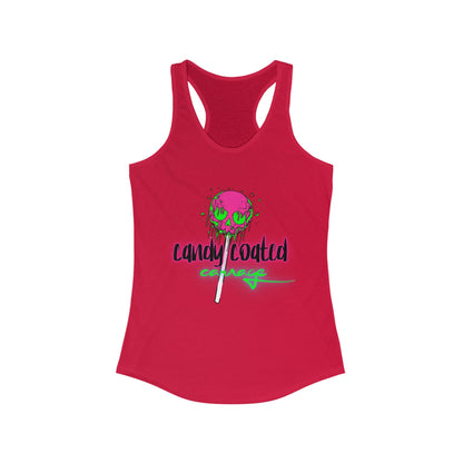 Candy Coated Skull Racerback Tank