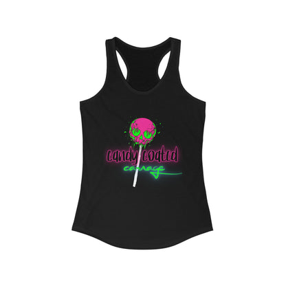Candy Coated Skull Racerback Tank