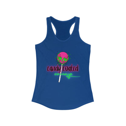 Candy Coated Skull Racerback Tank