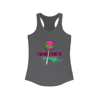 Candy Coated Skull Racerback Tank