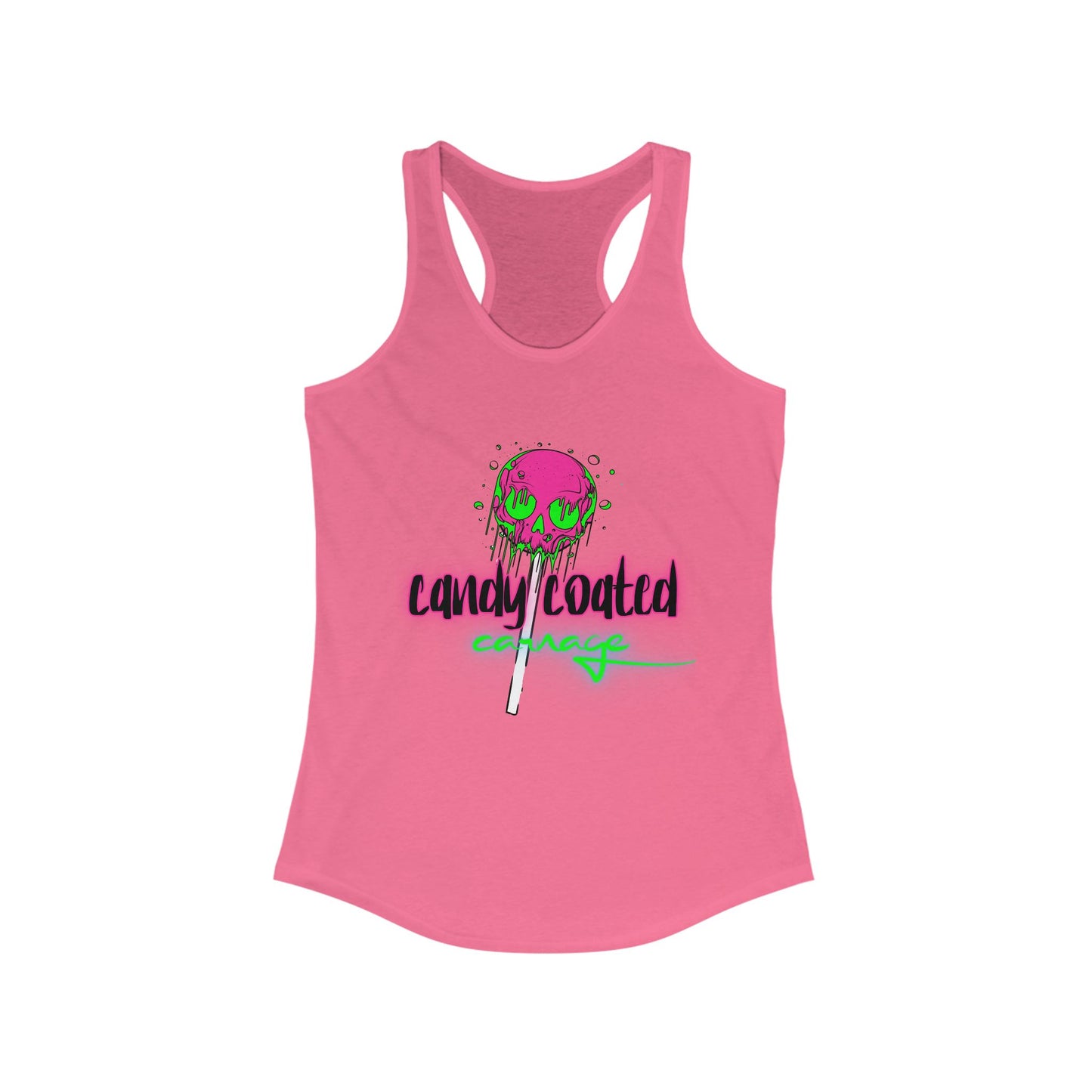 Candy Coated Skull Racerback Tank