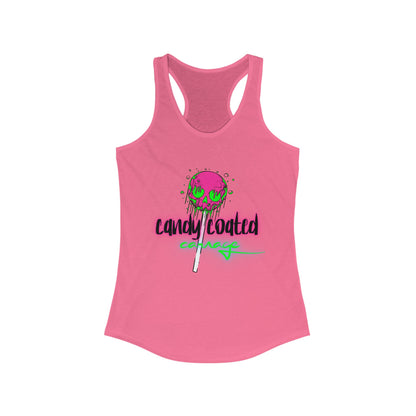 Candy Coated Skull Racerback Tank