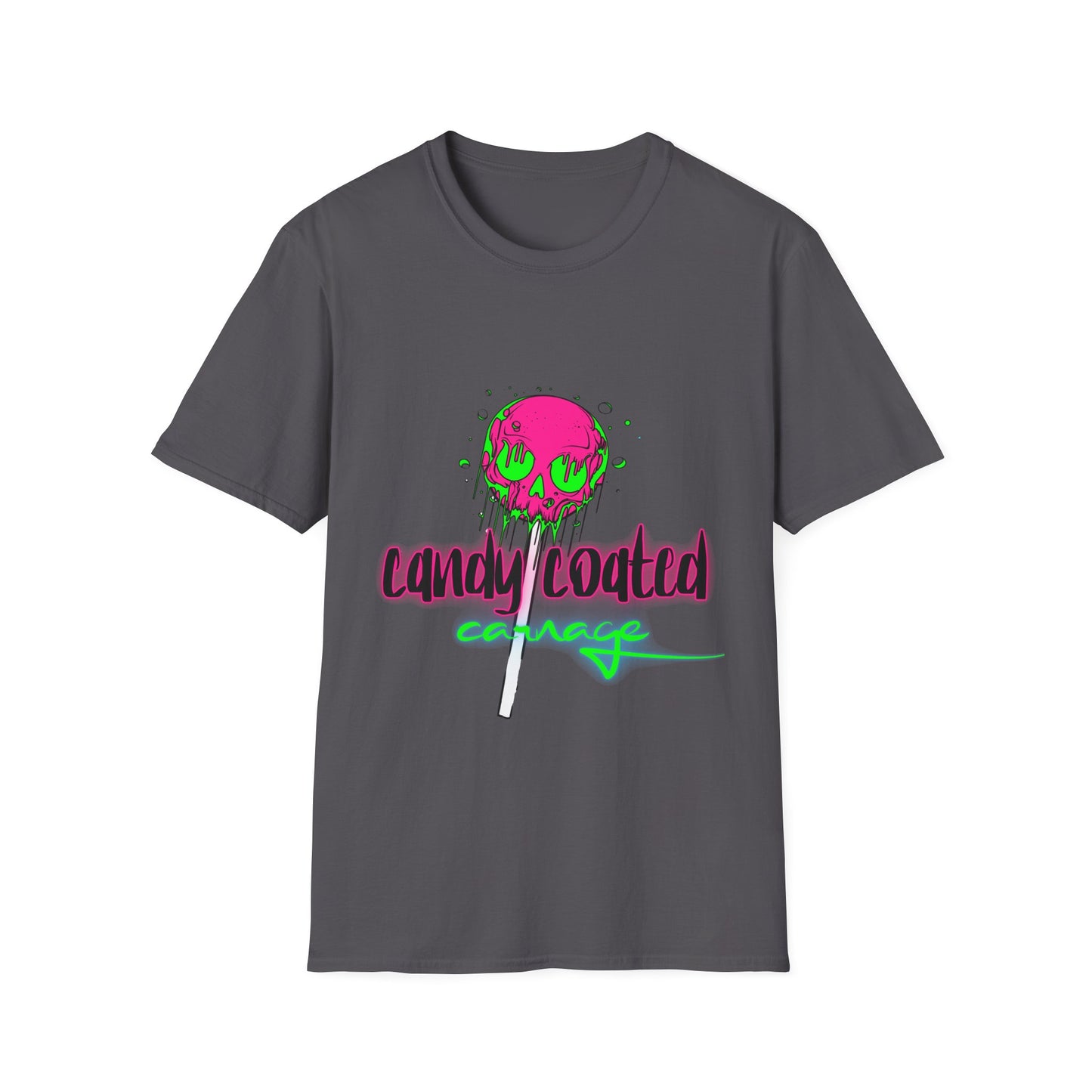 Candy Coated Skull Graphic T-Shirt