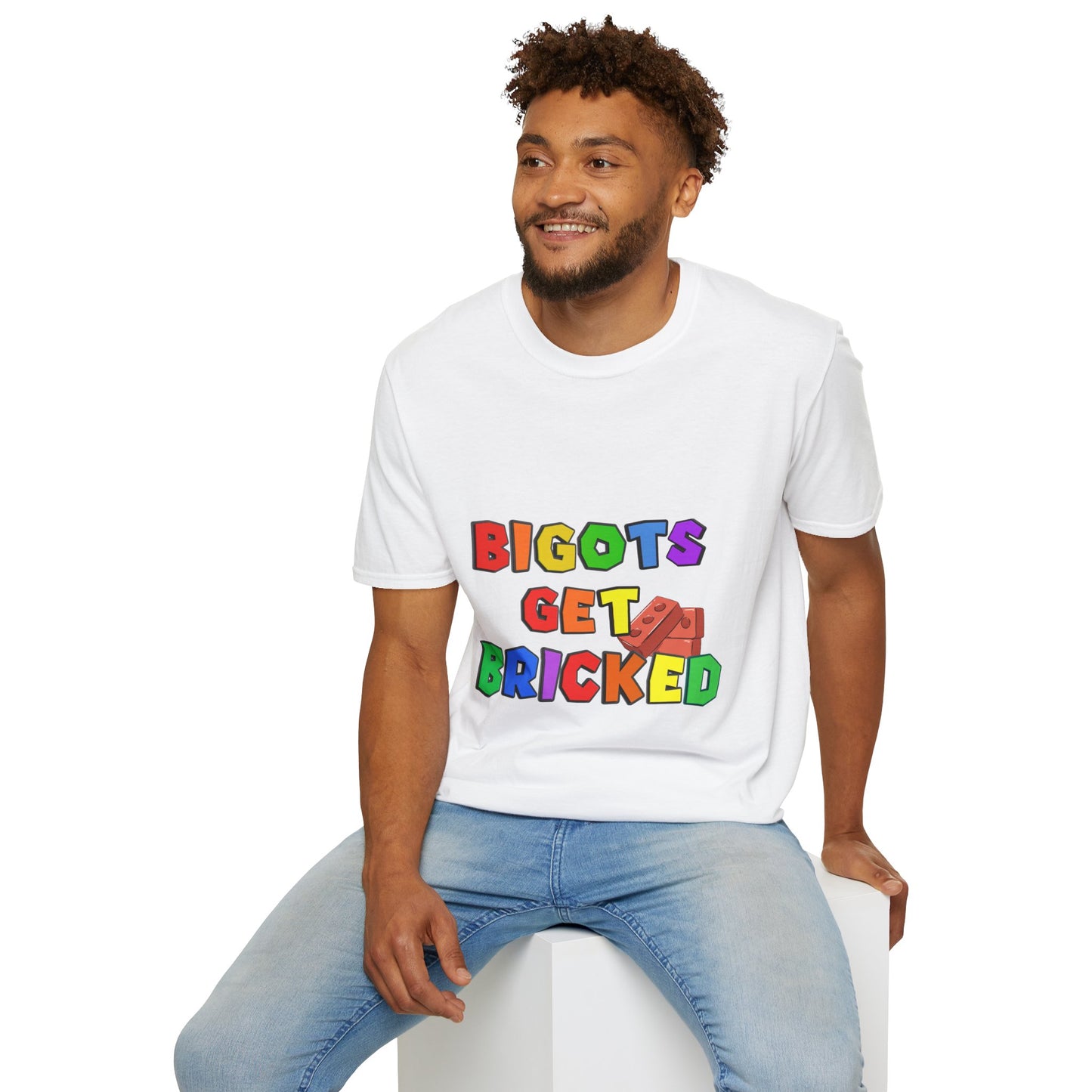 Bigots Get Bricked Graphic T-Shirt