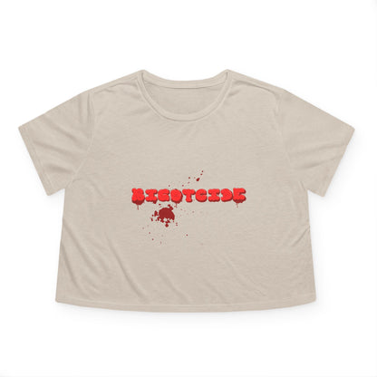 Bloody Bigotcide Flowy Cropped Tee