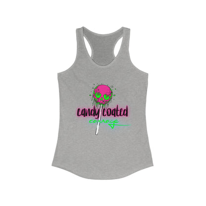 Candy Coated Skull Racerback Tank