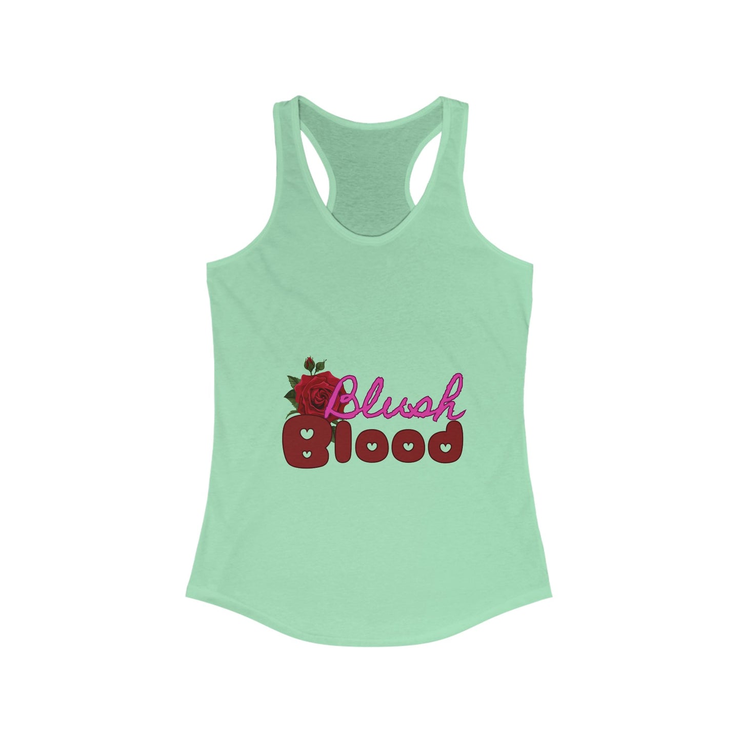 Blush Blood Racerback Tank Top