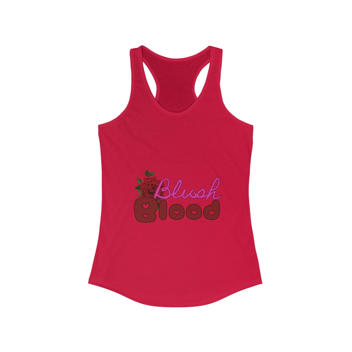 Blush Blood Racerback Tank Top
