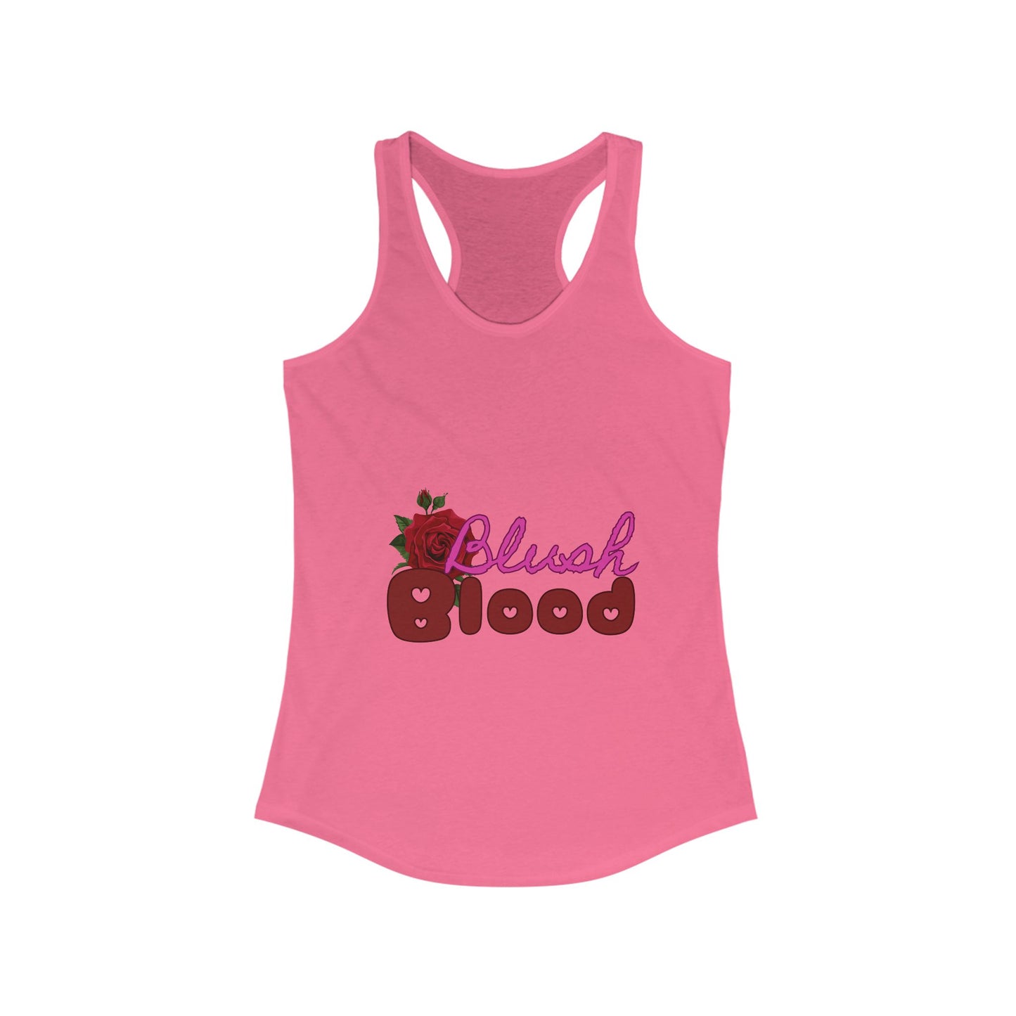 Blush Blood Racerback Tank Top