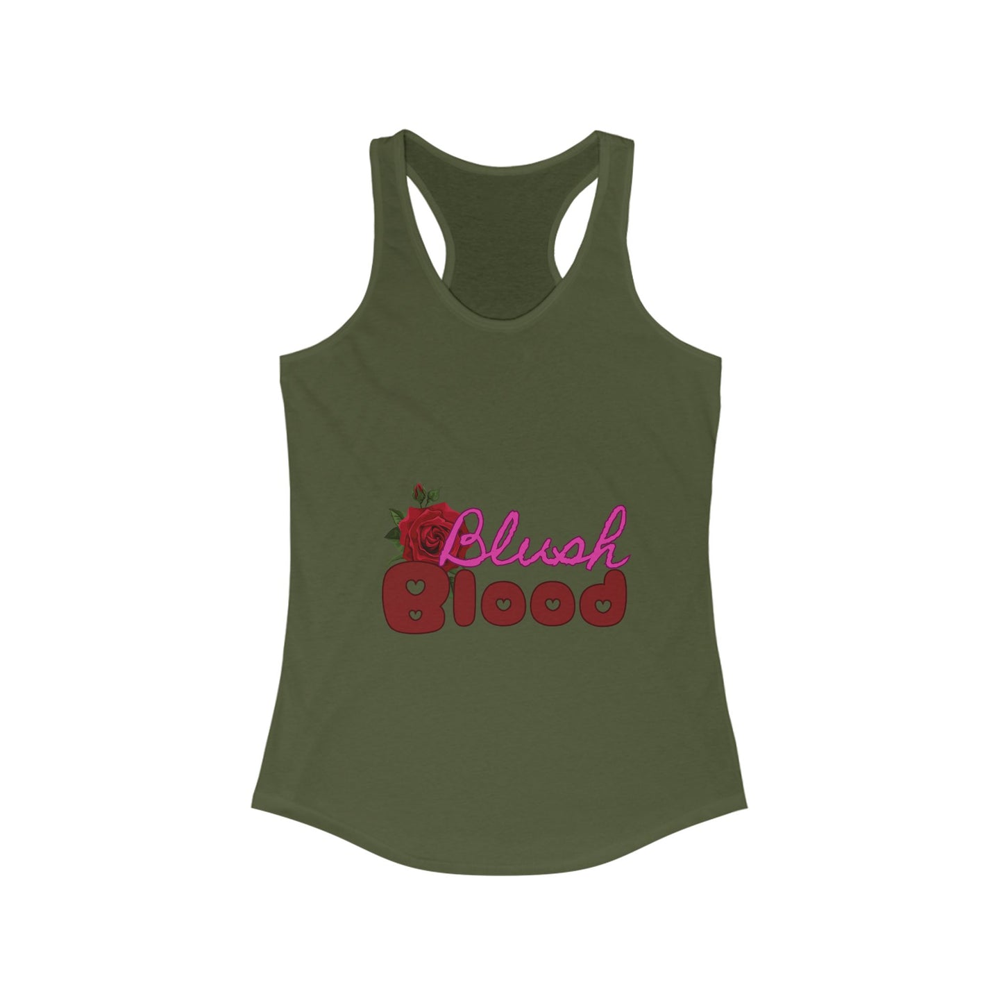 Blush Blood Racerback Tank Top