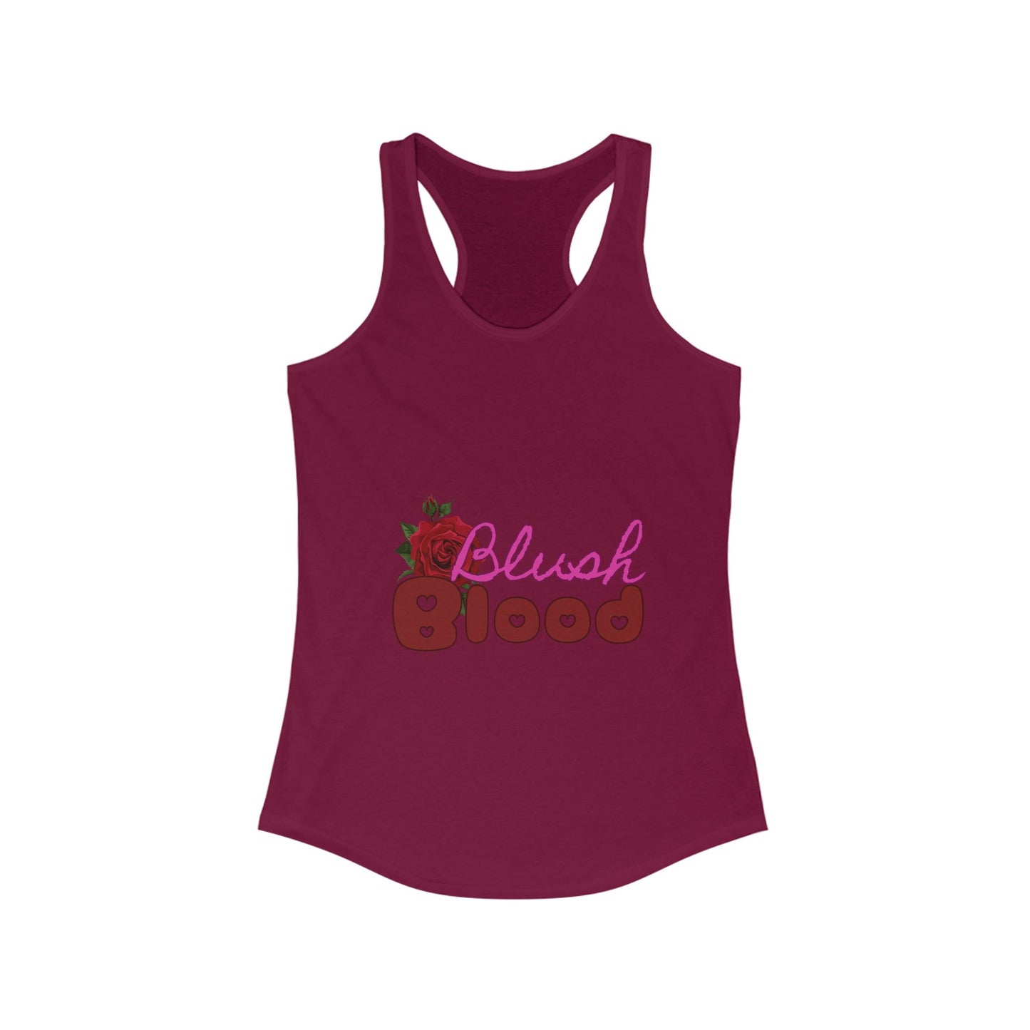 Blush Blood Racerback Tank Top