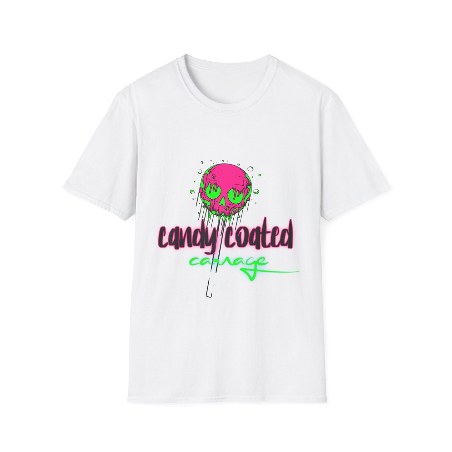 Candy Coated Skull Graphic T-Shirt