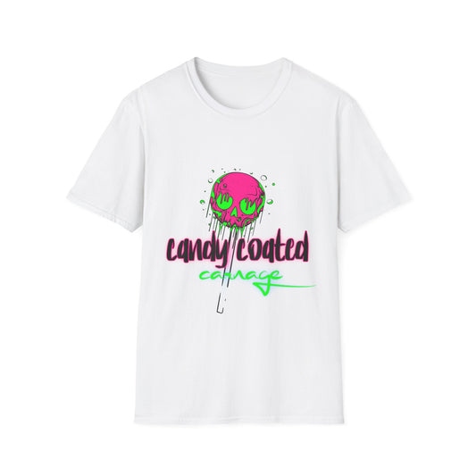 Candy Coated Skull Graphic T-Shirt