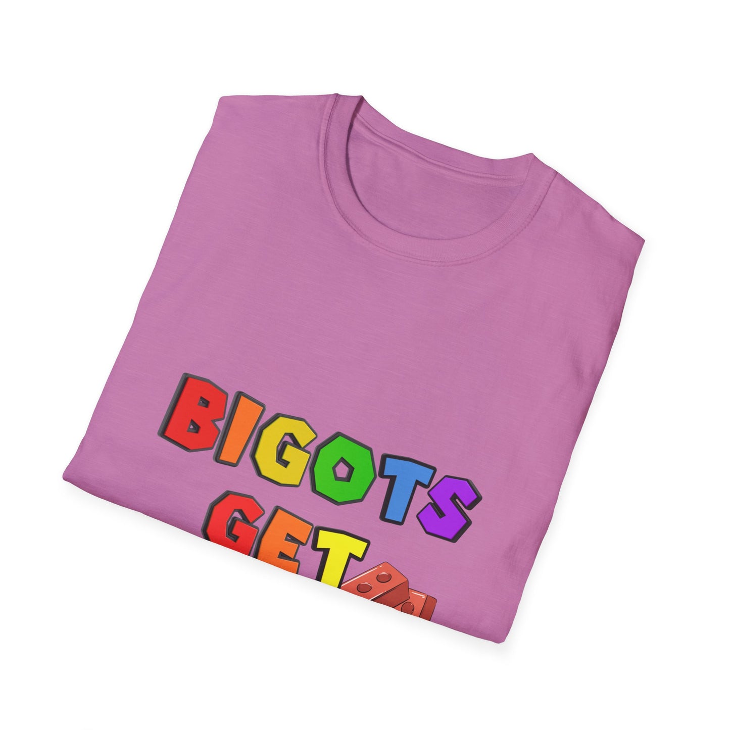 Bigots Get Bricked Graphic T-Shirt