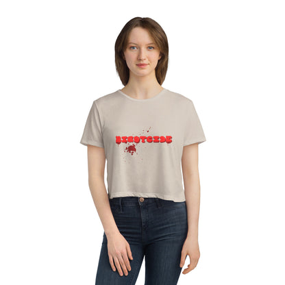 Bloody Bigotcide Flowy Cropped Tee