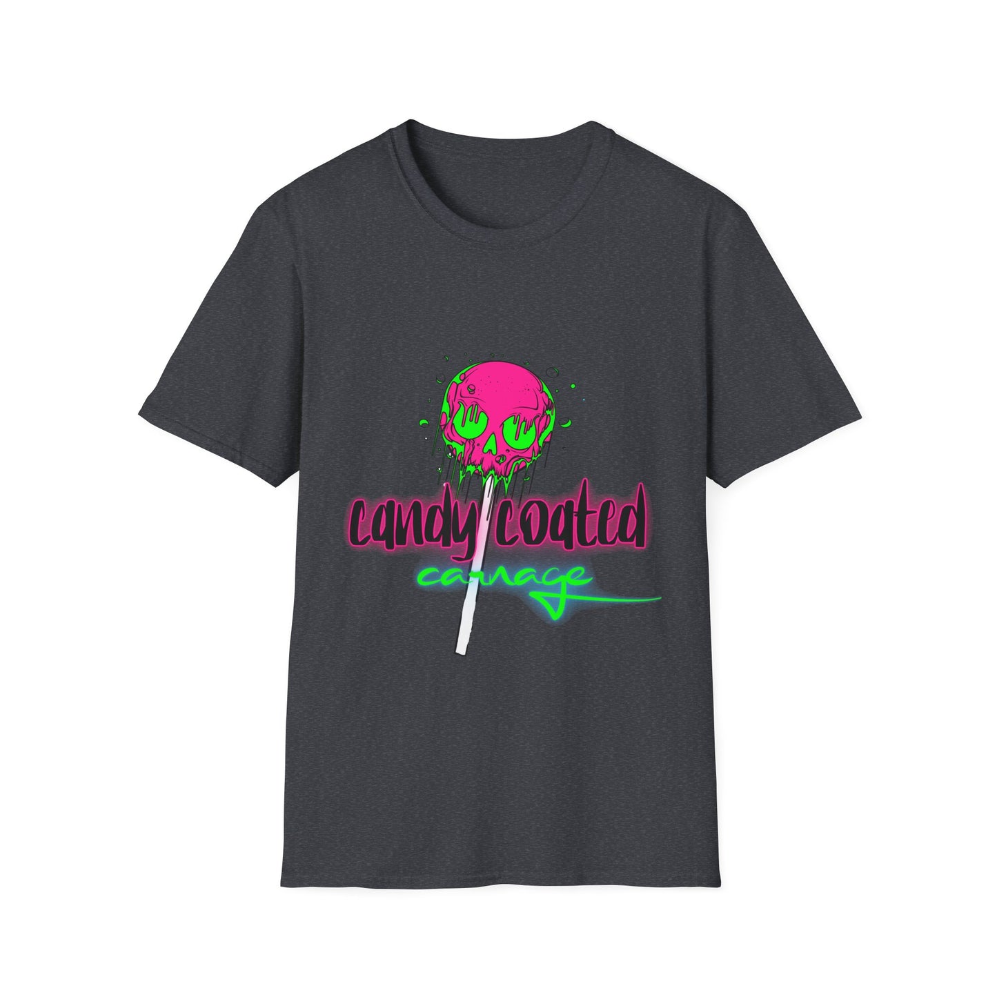 Candy Coated Skull Graphic T-Shirt