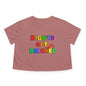 Bigots Get Bricked Women's Flowy Cropped Tee