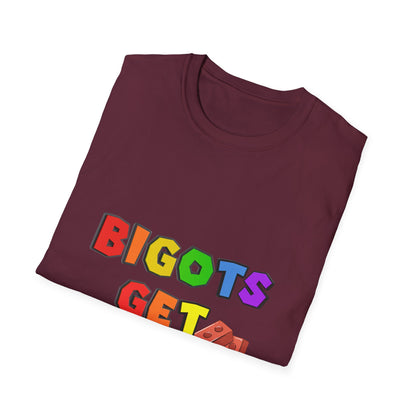 Bigots Get Bricked Graphic T-Shirt
