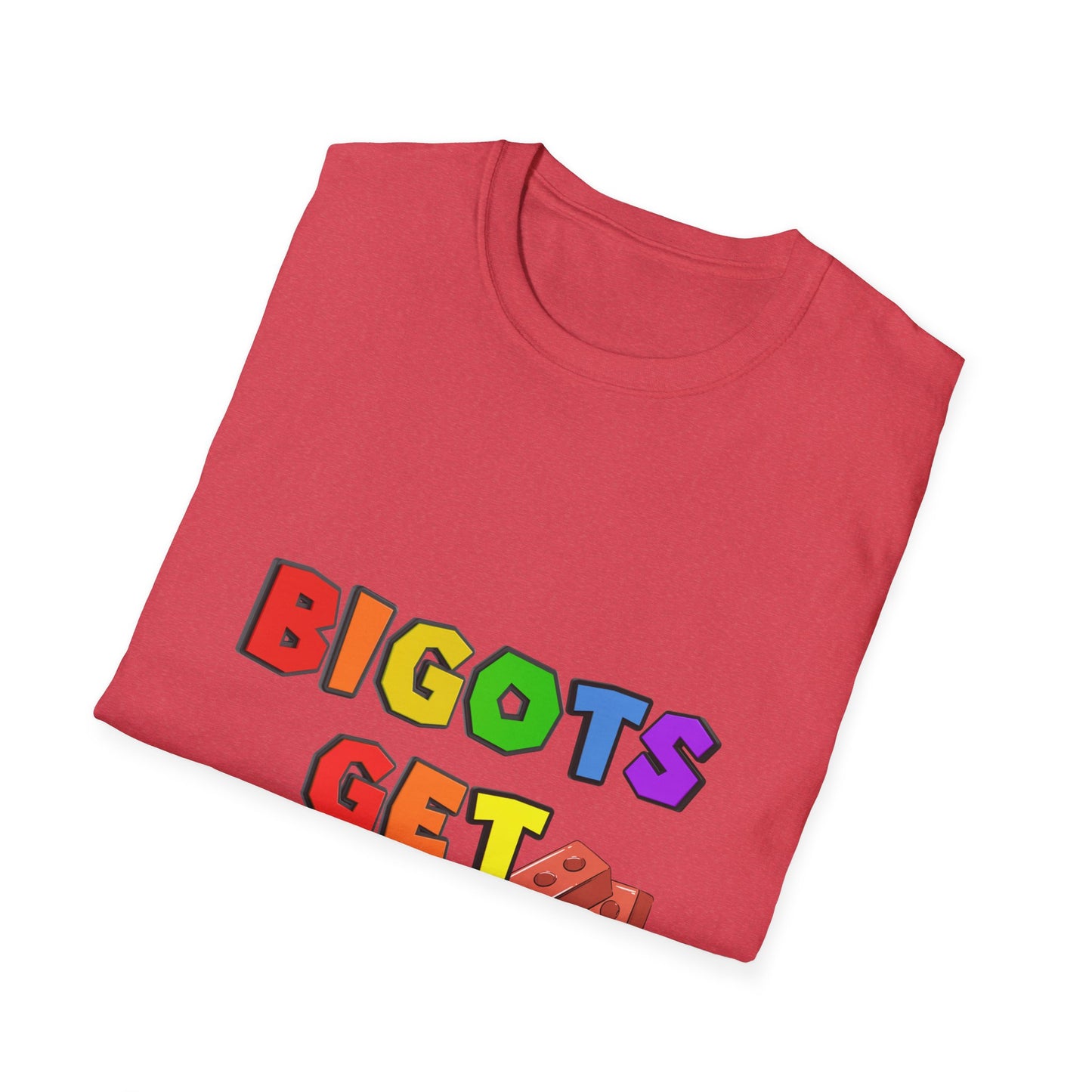 Bigots Get Bricked Graphic T-Shirt