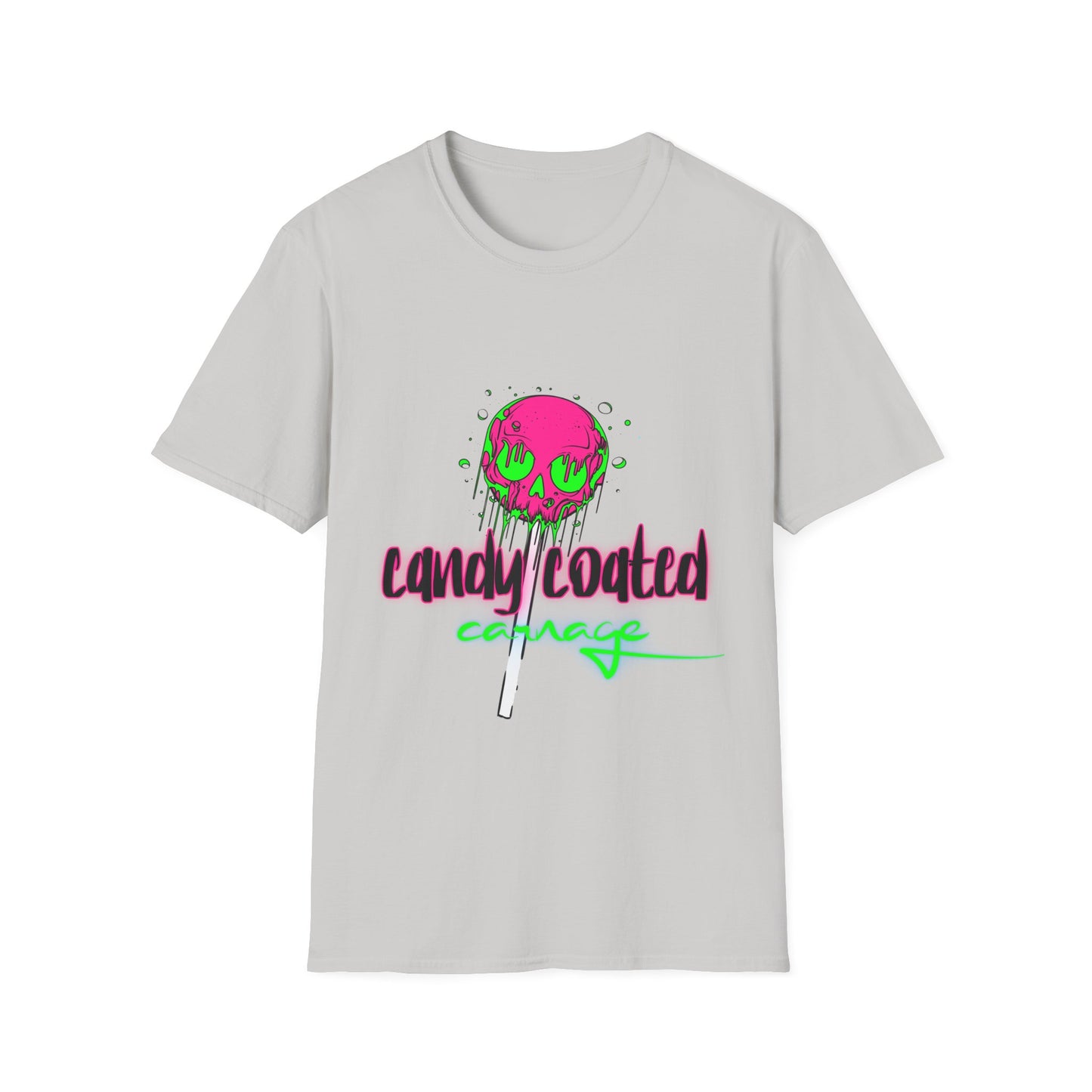Candy Coated Skull Graphic T-Shirt