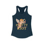 Pretty When We Riot Women's Racerback Tank