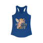 Pretty When We Riot Women's Racerback Tank
