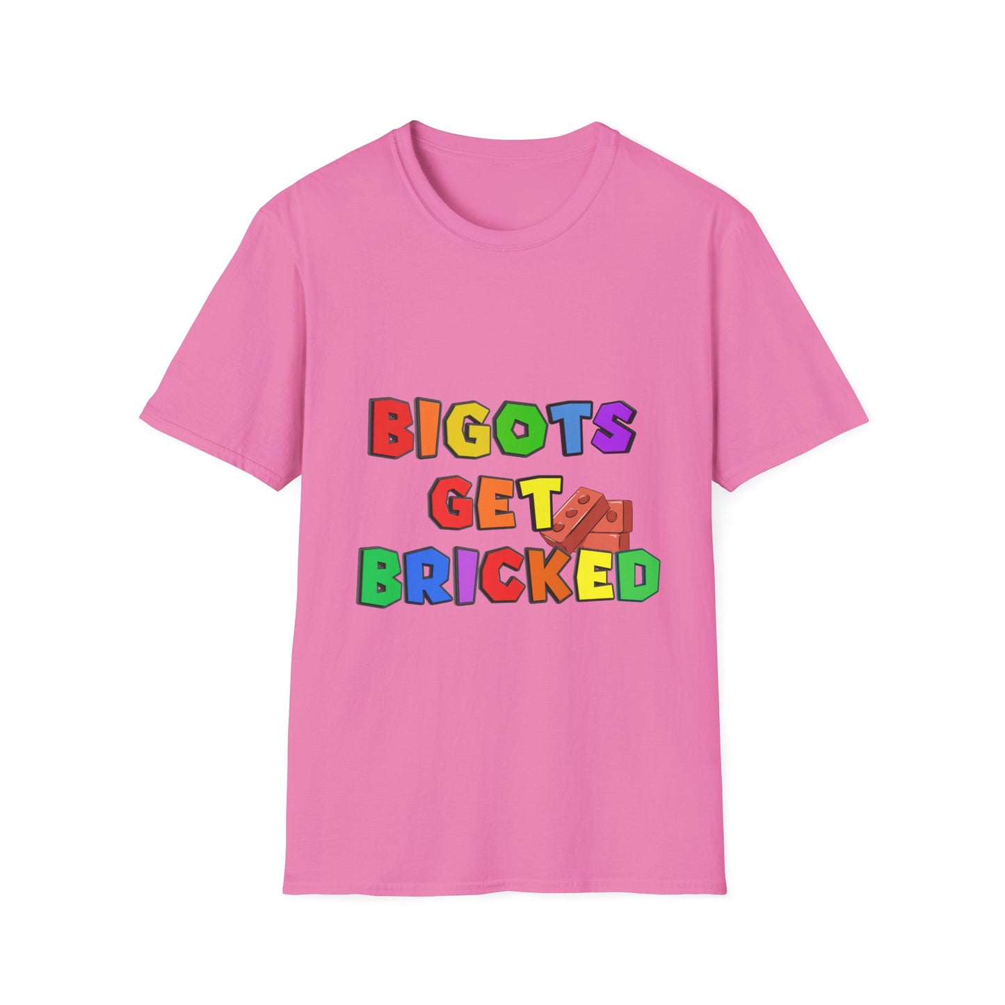 Bigots Get Bricked Graphic T-Shirt
