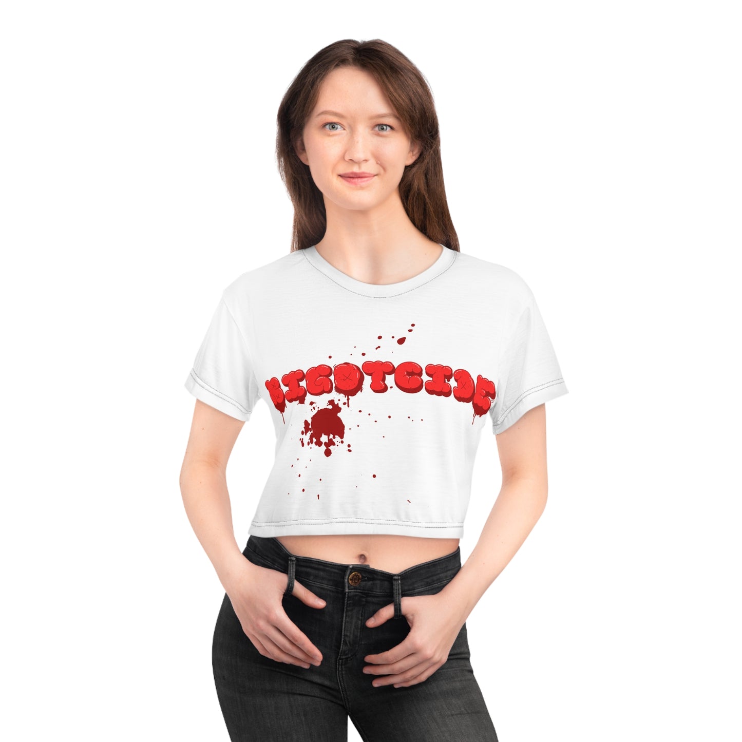 Bloody Bigotcide Crop Top