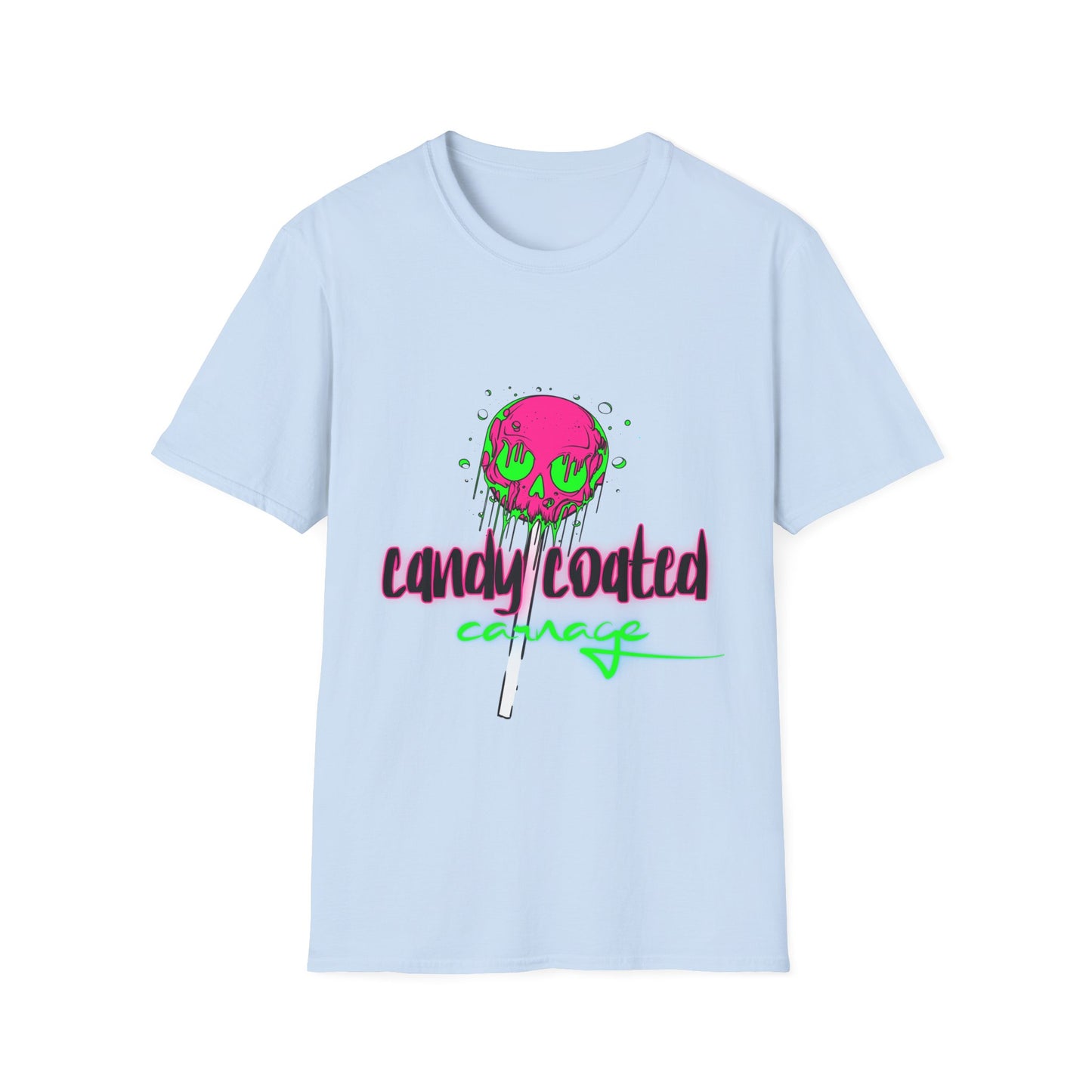 Candy Coated Skull Graphic T-Shirt