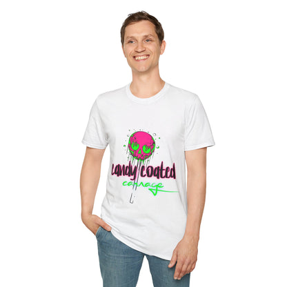 Candy Coated Skull Graphic T-Shirt