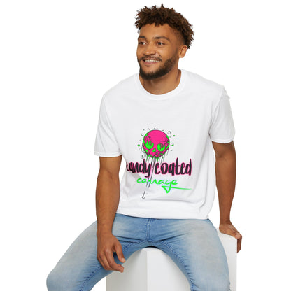 Candy Coated Skull Graphic T-Shirt