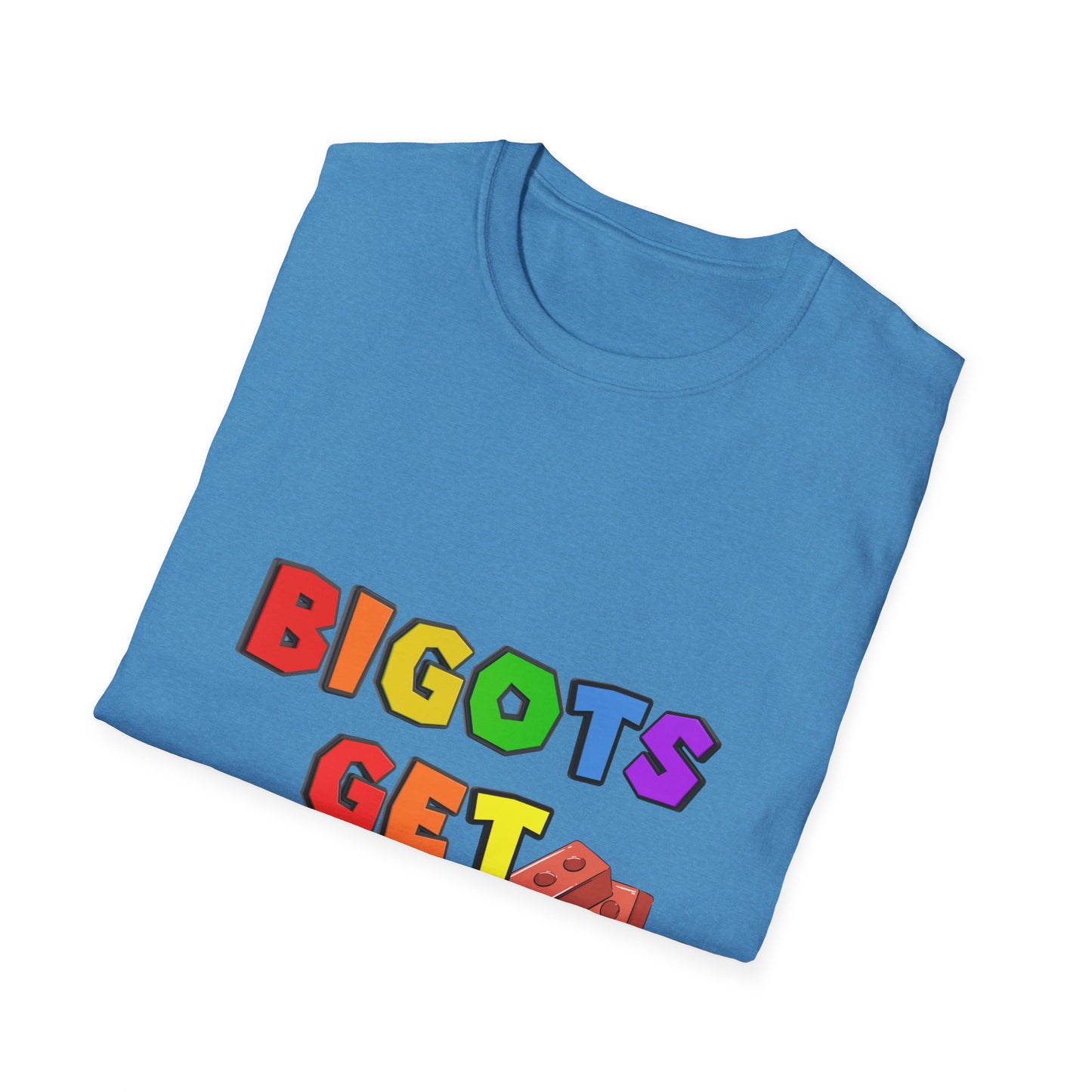 Bigots Get Bricked Graphic T-Shirt