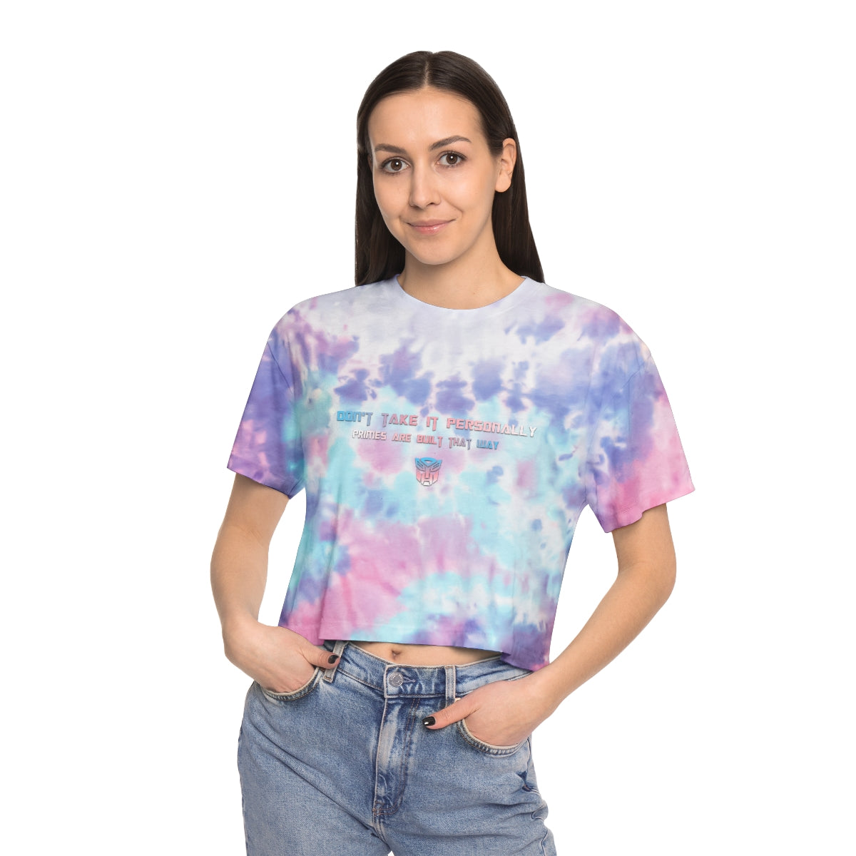 Bad Bitch Arcee Women's Tie-Dye Crop Tee